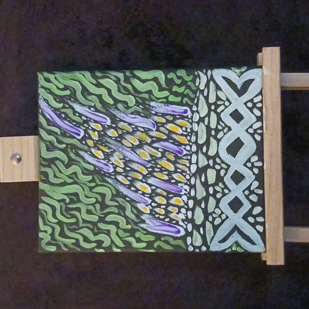 Abstract Handpainted Artwork - Picture 4 of 8